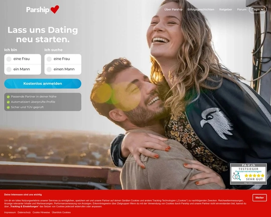 Dating mit Parship in der Schweiz Logo