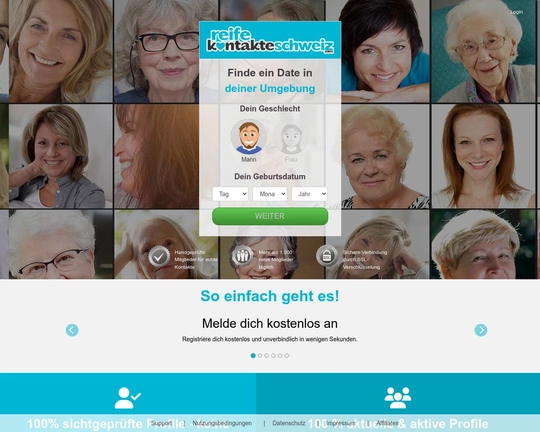 Reife Kontakte Schweiz