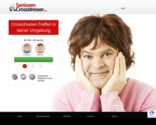 Senioren Crossdresser Dating Logo